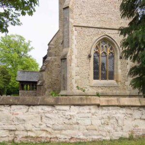 Tower repairs (repointing, stonework) at Little Eversden